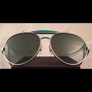 Wildfox Sun "Goldie" Brushed Steel/Teal w/ G15